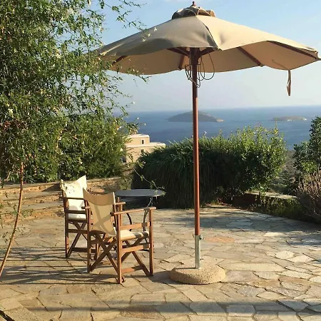 Aggelikes Luxury With Private Pool & Amazing Sea View Kipri (Andros)