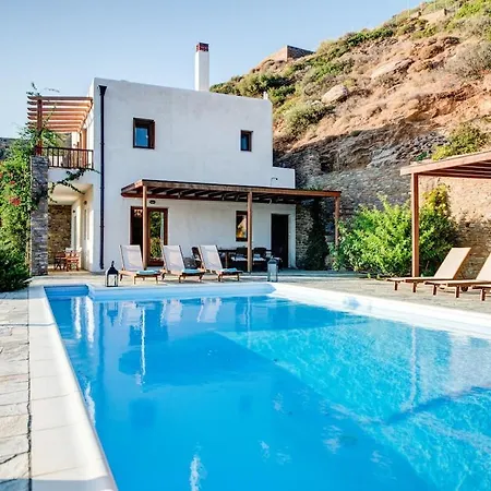 Aggelikes Luxury With Private Pool & Amazing Sea View *